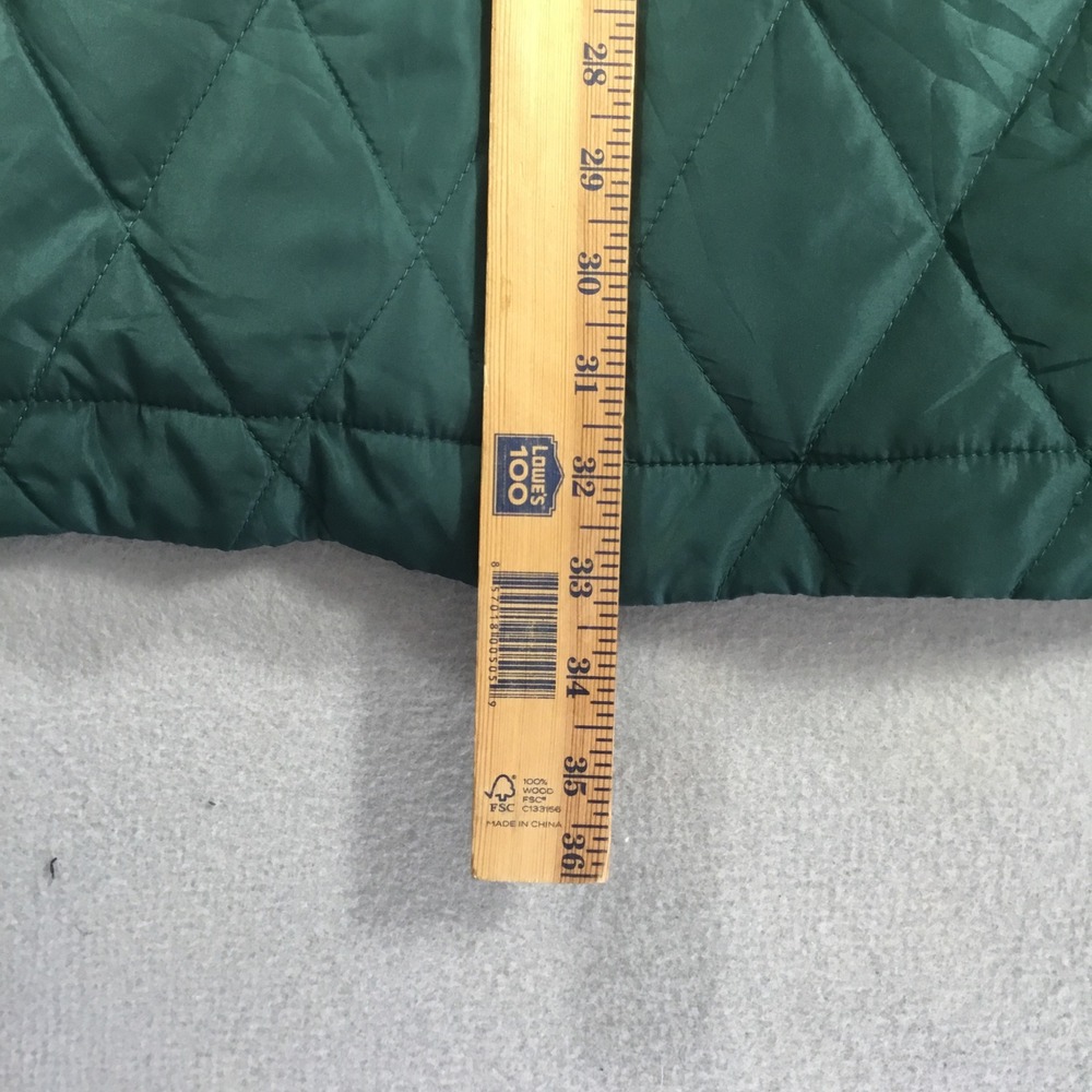 Weatherproof Vintage Womens Quilted Sherpa Lined Jacket Green Teal Small - Picture 10 of 10